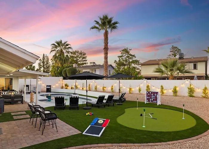 Holiday home 4bedroom 3bath - Near Pv Mall With Heated Pool, Arcade, & Fire Pit